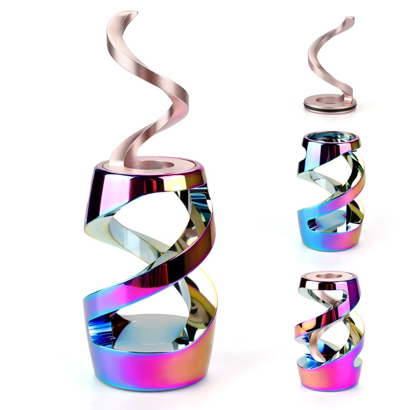 Apqdw Upgraded Kinetic Desk Toys Kinetic Spinning Desk Toy Desk Fidgets for Adults Fidget Toys for Adults Rainbow - Image 3
