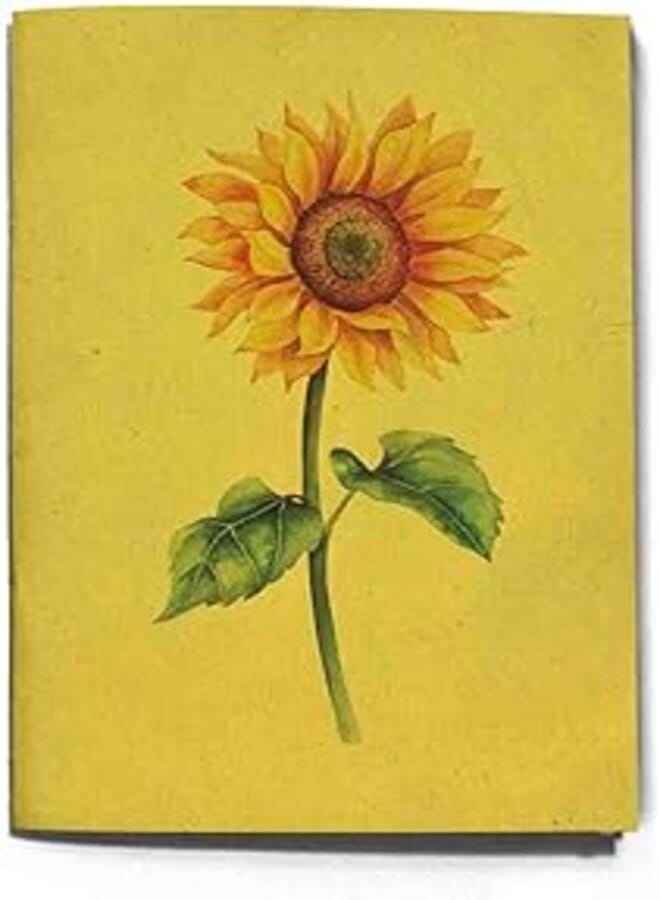 The inkjection a5062l notebook sunflower 1 yellow lined paper a5 -