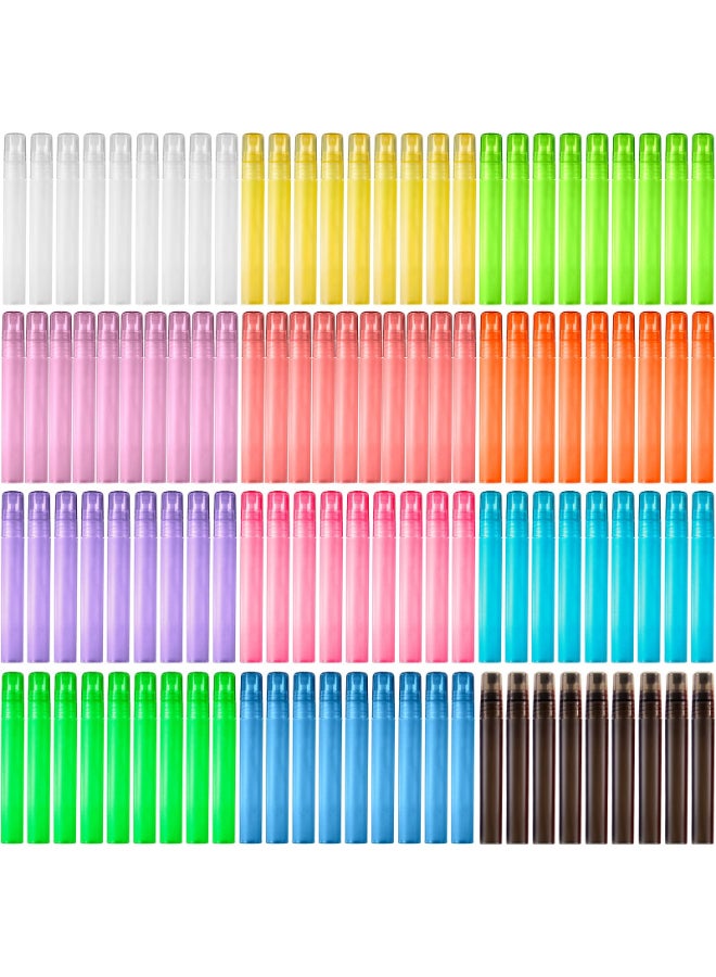 Patelai 108 Pieces 10 ml Spray Bottles Plastic Perfume Bottles Empty Fine Mist Perfume Bottle for Essential Oils SuppliesAssorted Color - Image 3