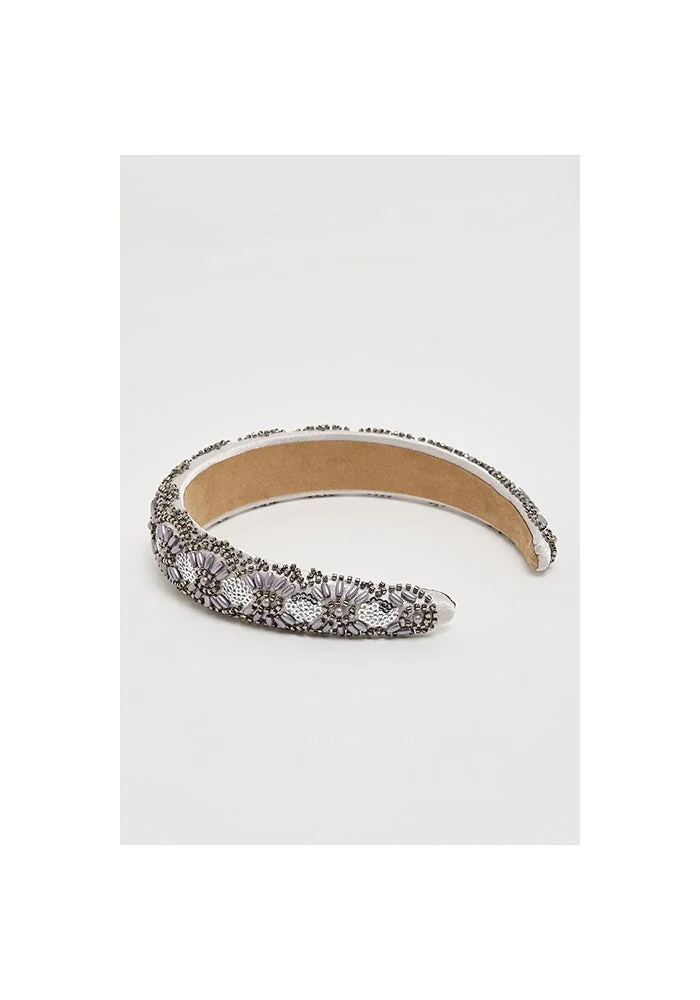 R&b  Embellished Wide Headband for Women | Best Price UAE
