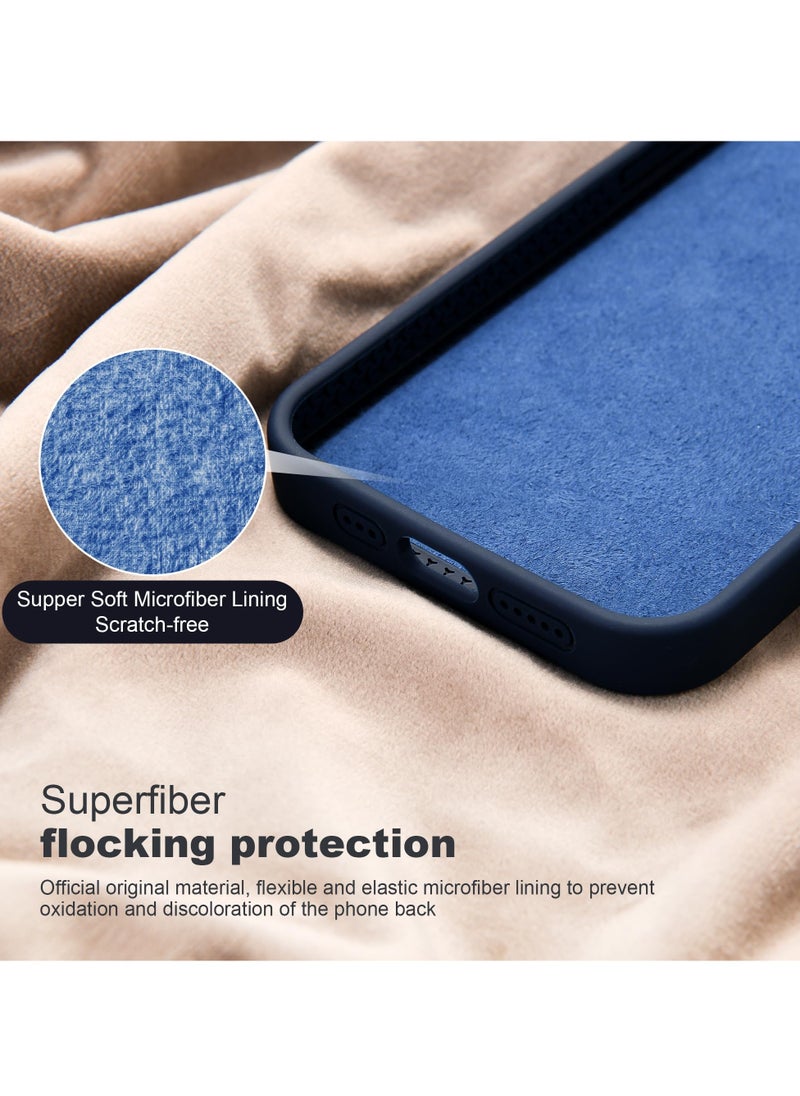 Eligo - iPhone 16 Pro MagSafe Case with Magnetic Invisible Stand,【Full Shockproof Protection】Silicone Phone Cover with Kickstand for Apple 16 Pro (Navy Blue) - Image 1