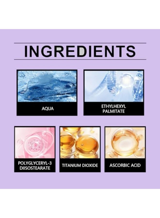 EELHOE Air Cushion Foundation, Serentia Cream Flawless Radiant Skin Instantly, Serenita BB Cream Korean, Weightless Air Dry CC Creams, Glass Skin Korean Coverage Foundation, Moisturizing, Long Lasting Waterproof Matte - Image 4