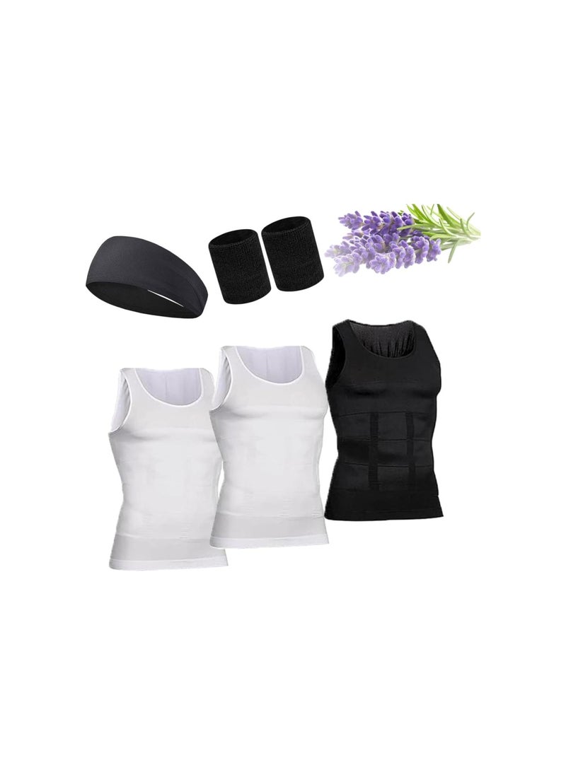 Generic - Shaperluv Tank 2.0 Mens Shaper, Compression Tank Top Men, Compression Shirt Men, Mens Body Shaper Slimming Shirt - Image 1