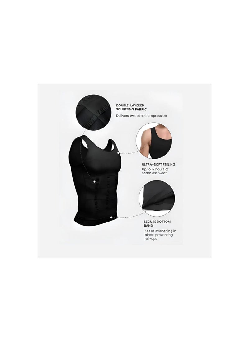 Generic - Shaperluv Tank 2.0 Mens Shaper, Compression Tank Top Men, Compression Shirt Men, Mens Body Shaper Slimming Shirt - Image 1