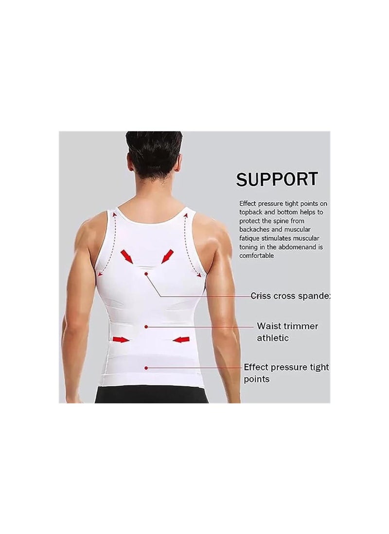 Generic - Shaperluv Tank 2.0 Mens Shaper, Compression Tank Top Men, Compression Shirt Men, Mens Body Shaper Slimming Shirt - Image 1