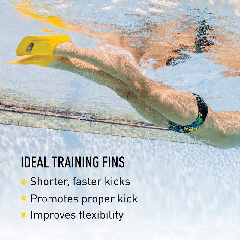 Finis Youth Zoomer Fins, Yellow Gold - Size E, Male (7.5-8.5) Female (8.5-9.5) (2.35.003.14) - Image 3