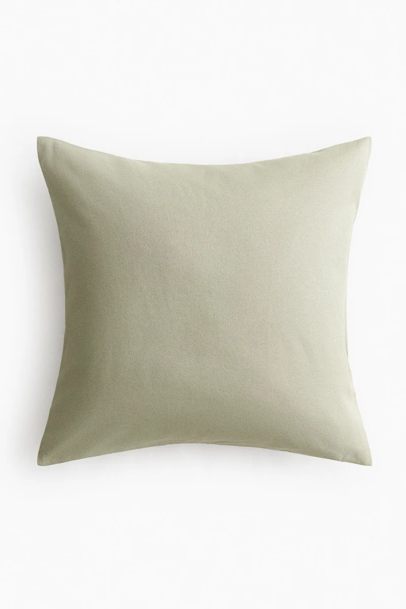 اتش اند ام غطاء وسادة من قطن الكتان