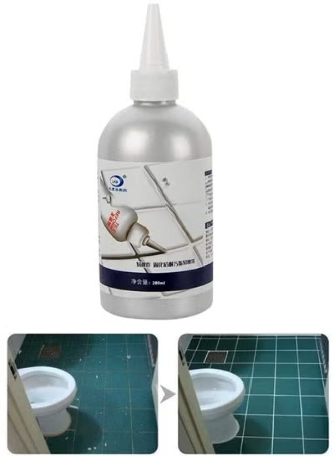 2 قطع حشو فراغات بلاط السيراميك، باللون الأبيض، بحجم 150 مل - Image 2