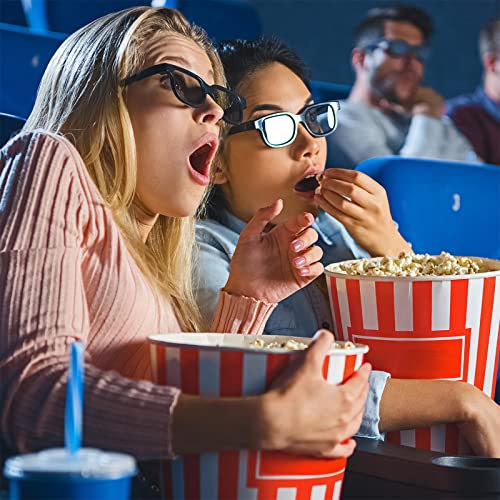 Toumei نظارات 3D، نظارات 3D غير لامعة قطبية دائرية سلبية لصورة السينما/تلفاز 3D قطبي سالب - نظارات 3D تدعم تلفاز 3D والسينما (10 قطع) - Image 5
