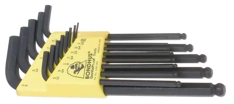 Bondhus 10938 Set of 10 Balldriver Lwrenches sizes 11614Inch - Image 3