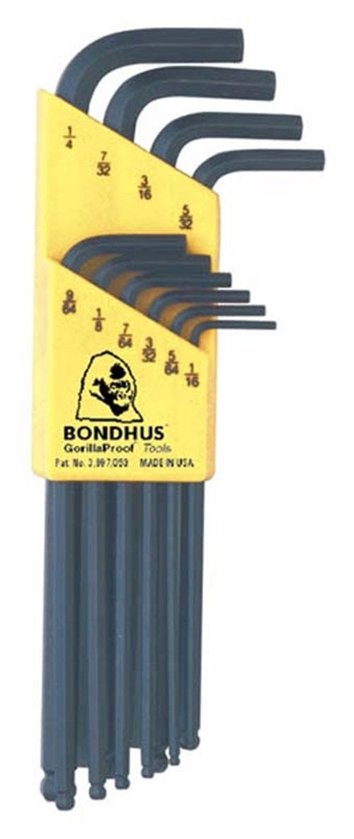 Bondhus 10938 Set of 10 Balldriver Lwrenches sizes 11614Inch - Image 5