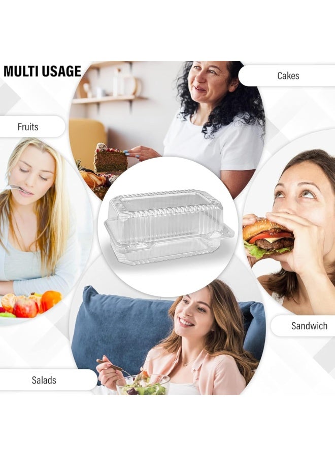 Halapack حاويات هالاباك 10 قطع من البلاستيك الشفاف PET مثالية للوجبات العائلية، تقديم الطعام، وتخزين الطعام سعة 42 أونصة - Image 5