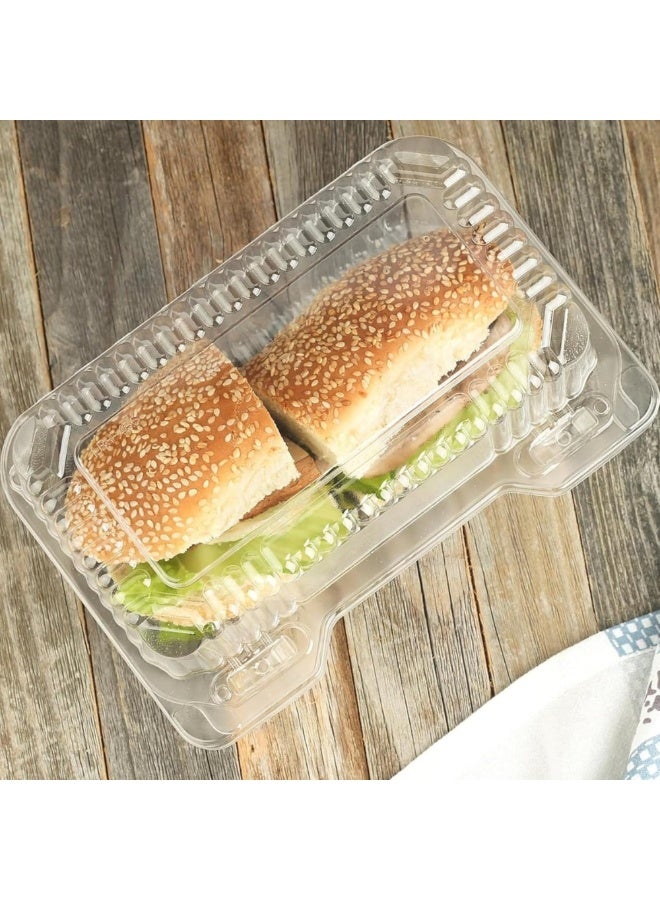 Halapack حاويات هالاباك 10 قطع من البلاستيك الشفاف PET مثالية للوجبات العائلية، تقديم الطعام، وتخزين الطعام سعة 42 أونصة - Image 2