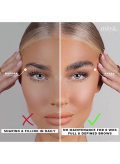 MIYA LASH MIYA LASH Brow Lamination Kit | Professional Eyebrow Lamination with Keratin | DIY Brow Lift Kit | Fuller, Thicker Brows for 6 weeks | Includes Easy to Use Instruction, Treatment Tools & Brushes  - Image 2