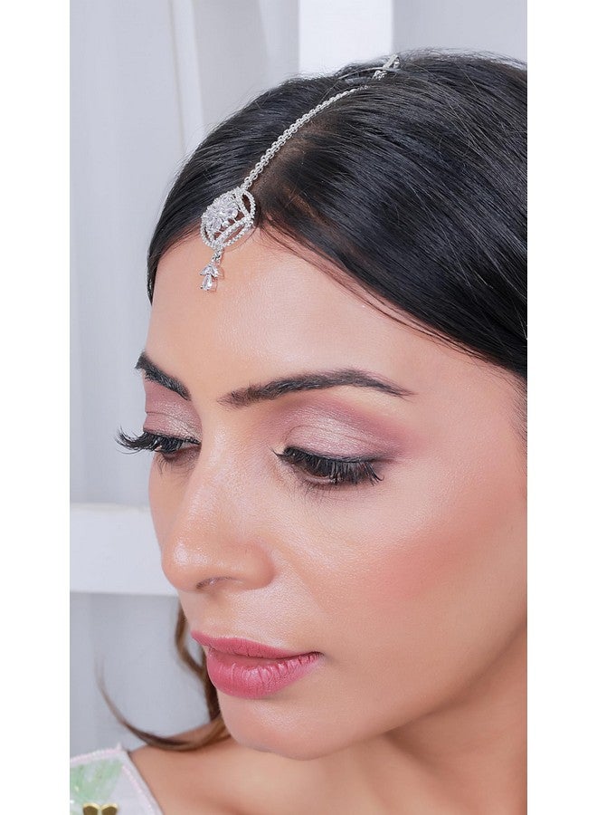 Tanaira تانايرا تيكا مغطاة بالروديوم للنساء، مزينة بأحجار الماس الأمريكية (بيضاء) - Image 2