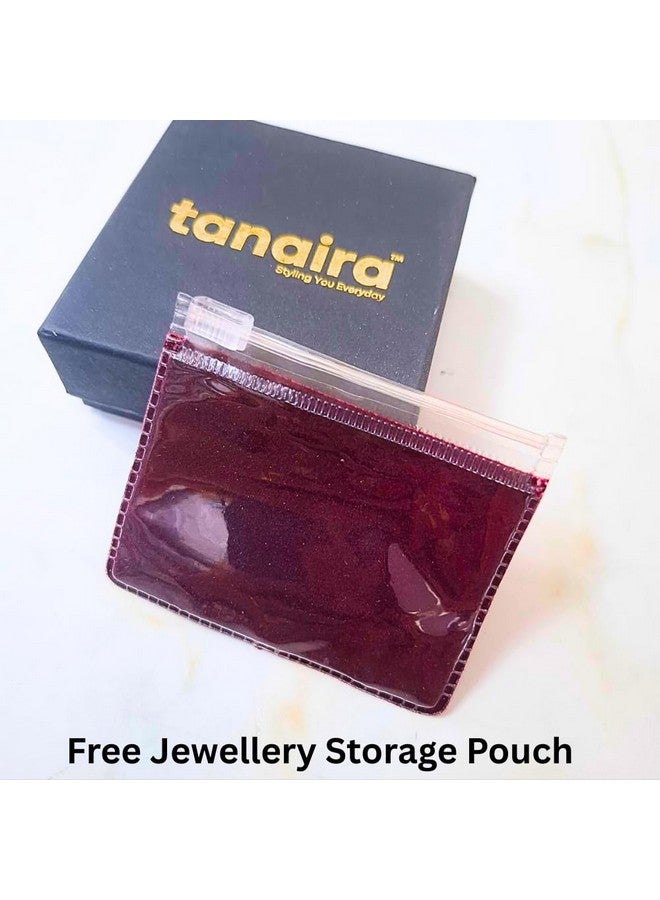 Tanaira تانايرا تيكا مغطاة بالروديوم للنساء، مزينة بأحجار الماس الأمريكية (بيضاء) - Image 5