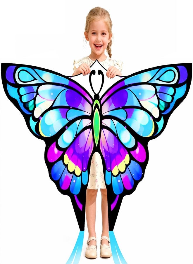 Simxkai Butterfly Kite for Kids & Adults, Easy to Fly for Beginners Beach Purple - Image 1