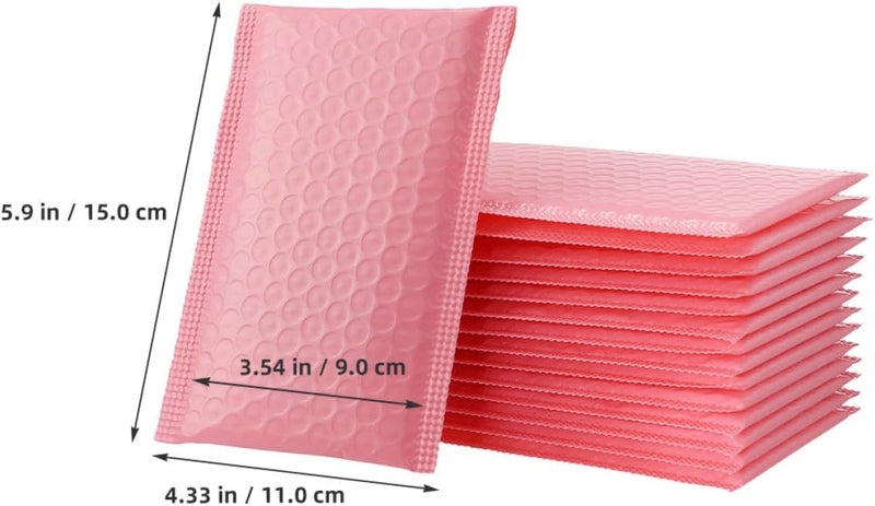 60pcs Pink Bubble Mailers 11x15+4 Inch Padded Shipping Bags Self-sealing Packaging Envelopes for Small Business Mailing and Shipping Supplies - Image 2