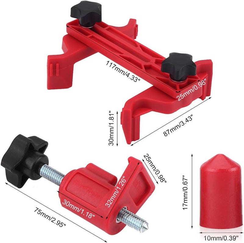 AYNEFY Timing Gear Clamp Set, 9pcs Universal Cam Clamp Set, Auto Dual Cam Clamp Camshaft Engine Timing Sprocket Gear Locking Tool Kit, Holds Valve Timing, Single, Dual or Quad Overhead Cam - Image 4