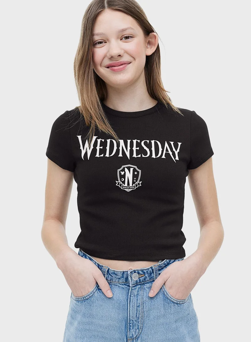 اتش اند ام Kids Text Print T-Shirt