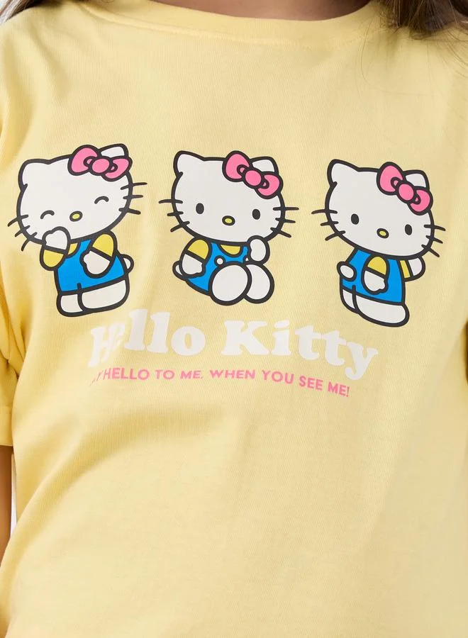 Styli Styli Graphic Print Short Sleeve T-Shirt