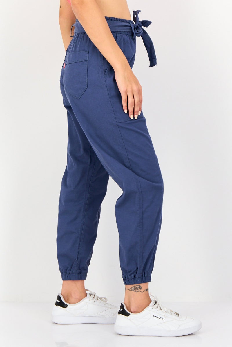 Levi's سروال جوجر عادي للنساء، أزرق رمادي - Image 2