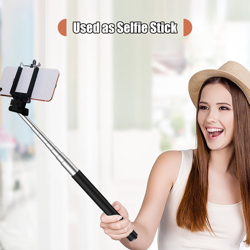 Loquat 8 Inch Ring Shaped LED Light with Tripod Phone Holder Multicolor - Image 5