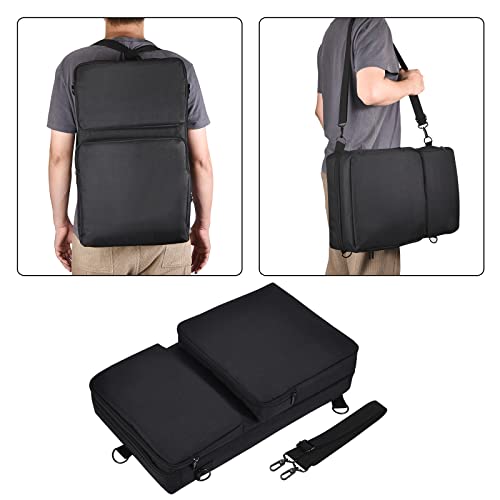 YipuVR Carrying Case for Pioneer DDJ 400/DDJ FLX4/DDJ 200/DDJ SB3 SB2/DDJ-202/Inpulse 300/Native Instruments Traktor Kontrol S2 Mk3 DJ Controller, Soft Travel Storage Bag with Bag Strap - Image 5