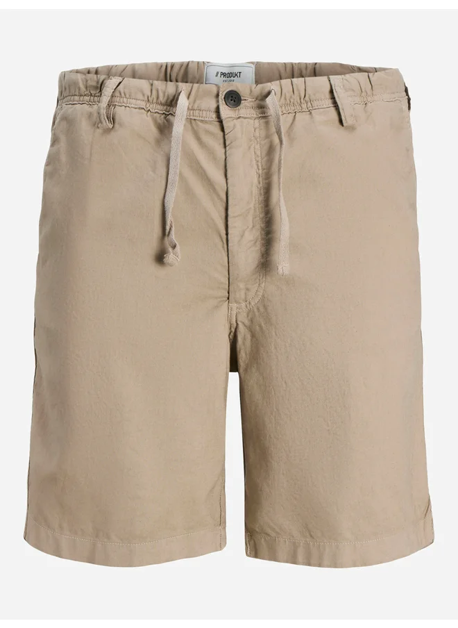 برودكت Produkt Solid Regular Fit Shorts with Drawstring