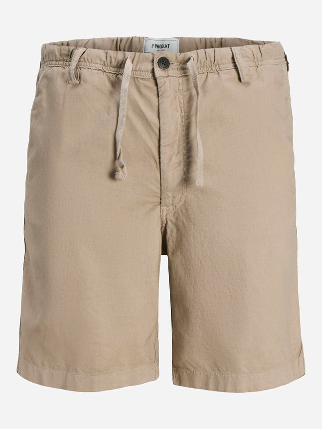 برودكت شورت سادة بقصة منتظمة مع رباط - Image 1