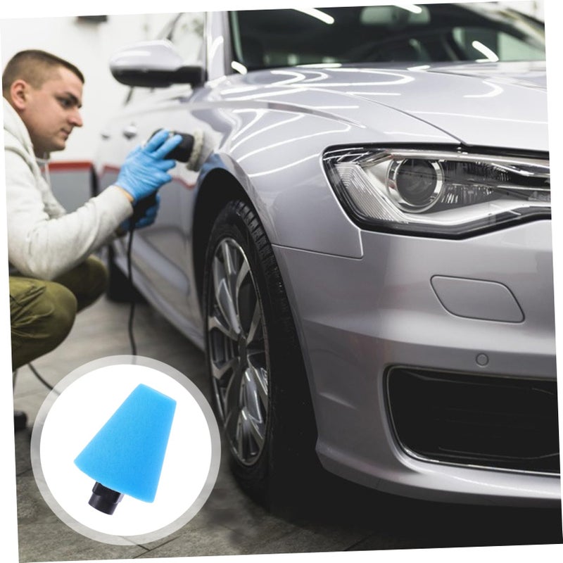 High Absorption Car Wheel Cleaning Sponge For Tires And Rims Blue 11x7cm - Image 5