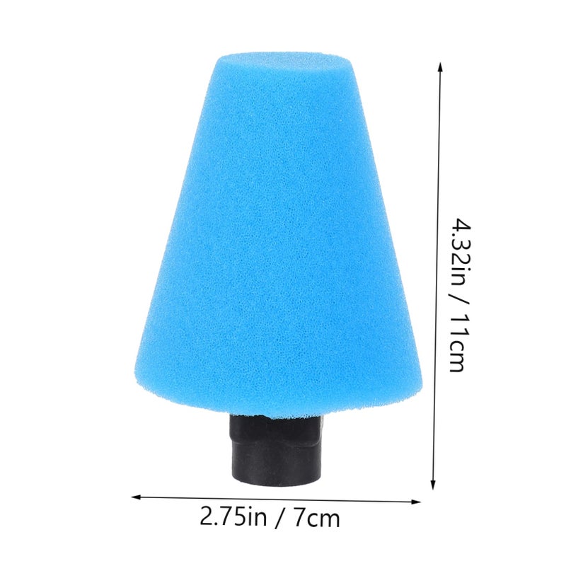 High Absorption Car Wheel Cleaning Sponge For Tires And Rims Blue 11x7cm - Image 4