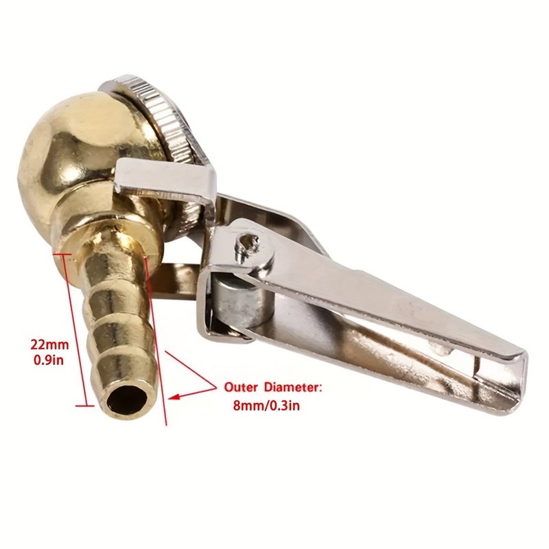 Quick Connect Fitting 2Pcs For Tire Inflator Portable Locking Chuck Adapter For Car Valve Stem Inflation - Image 2