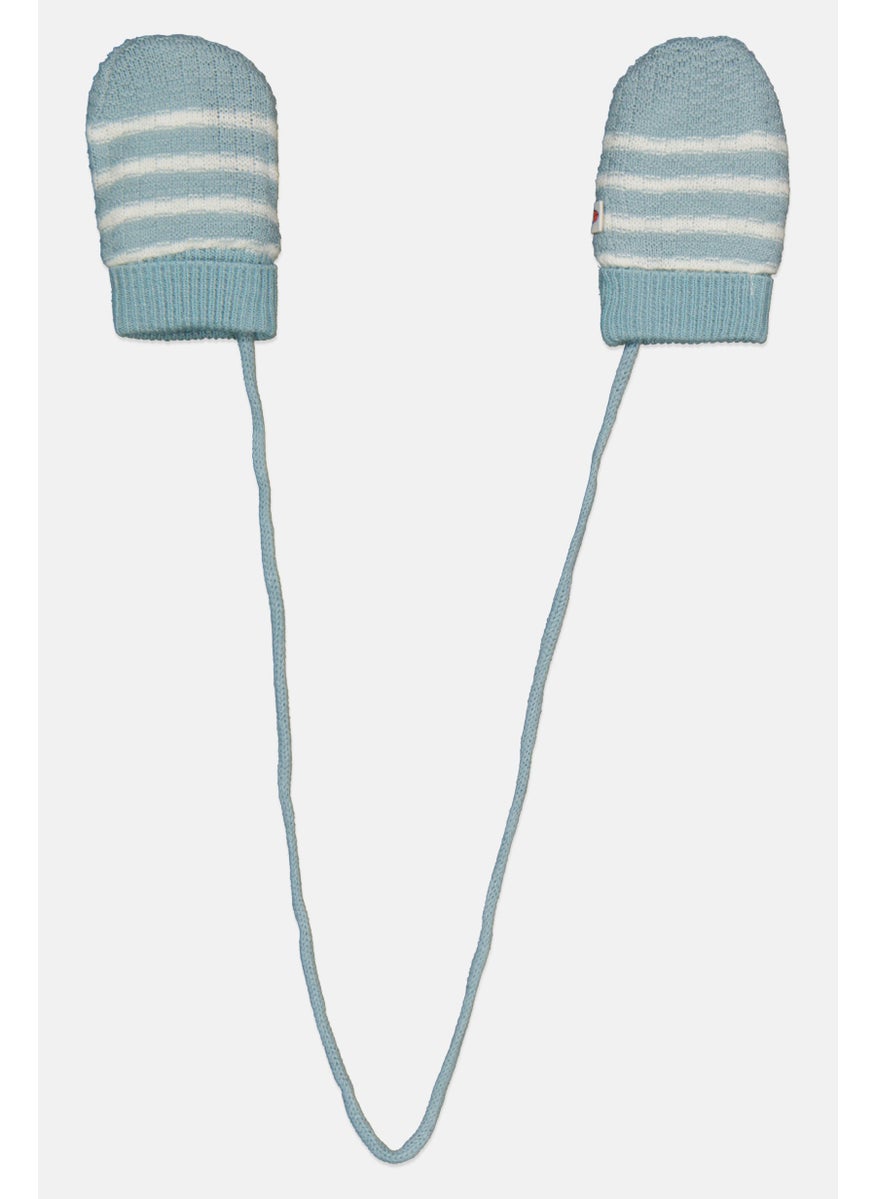 Sergent Major Toddlers Knitted Gloves, Blue  - Image 2