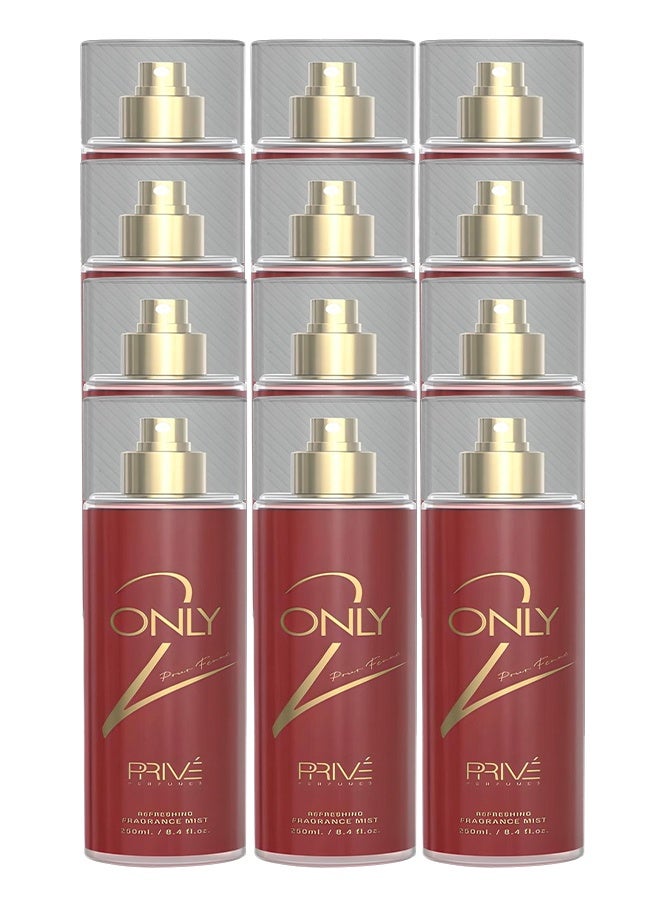 PRIVE 12 Pieces 2only Body Mist 250ml - Image 1