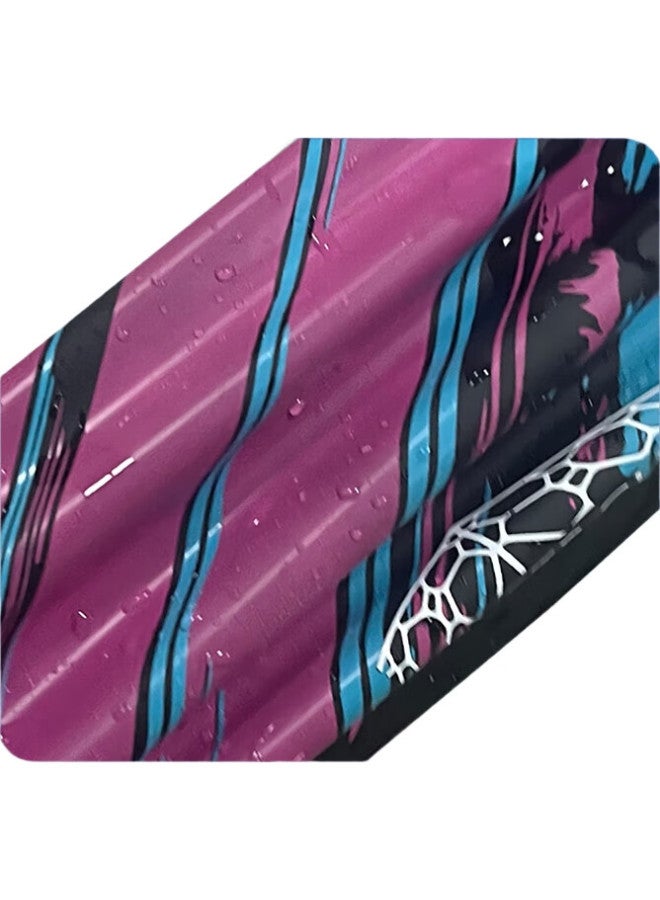WATER CUBE Shuili Fang Swimming Cap, Unisex, Waterproof, Ear Protection, Non-Constricting, Enlarged, Comfortable, Printed Graffiti, Silicone Swim Cap - Image 3