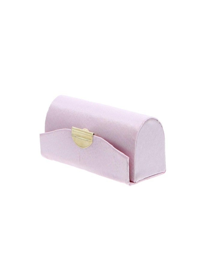 Motique Accessories Red & Pink Solid Satin Ladies Lipstick Case With Mirror Holder Set of 2 - Image 3