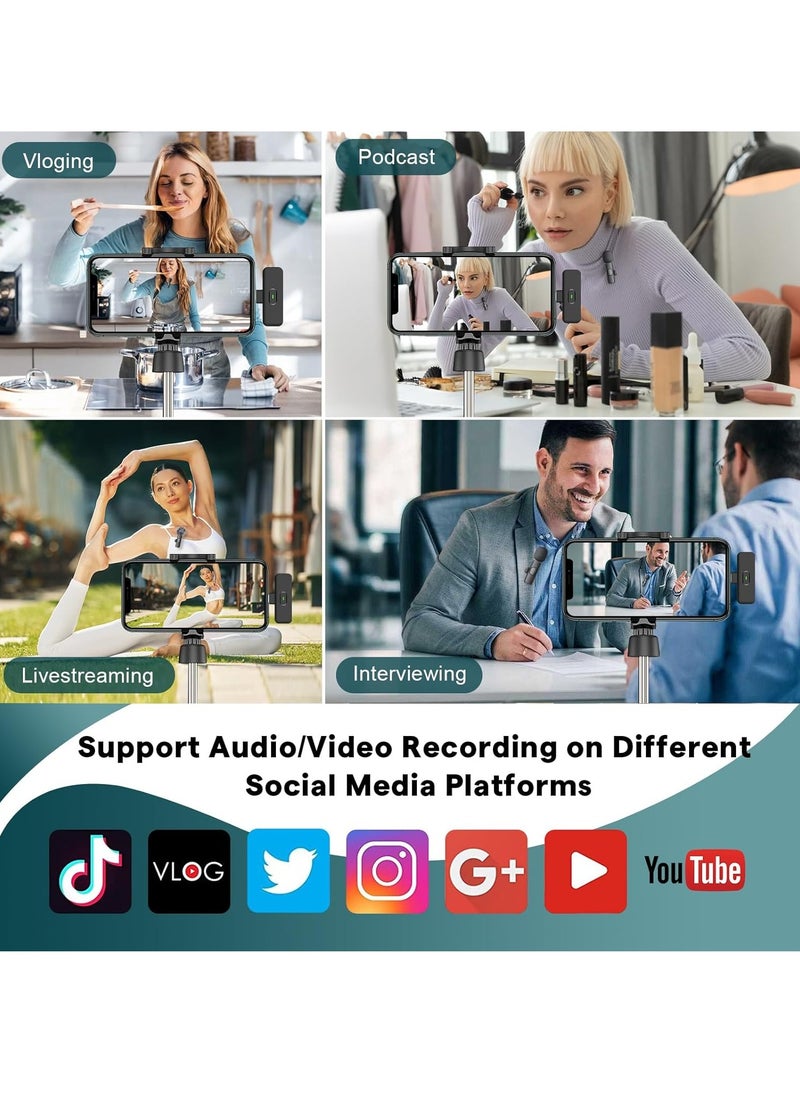 ELTRAZONE Professional Wireless Lavalier Lapel Microphone for iPhone and iPad – Cordless Bluetooth Omnidirectional Condenser Mic for Interview, Video, Podcast, YouTube, Vlogging – Crystal-Clear Sound & Noise Cancellation, Black  - Image 5