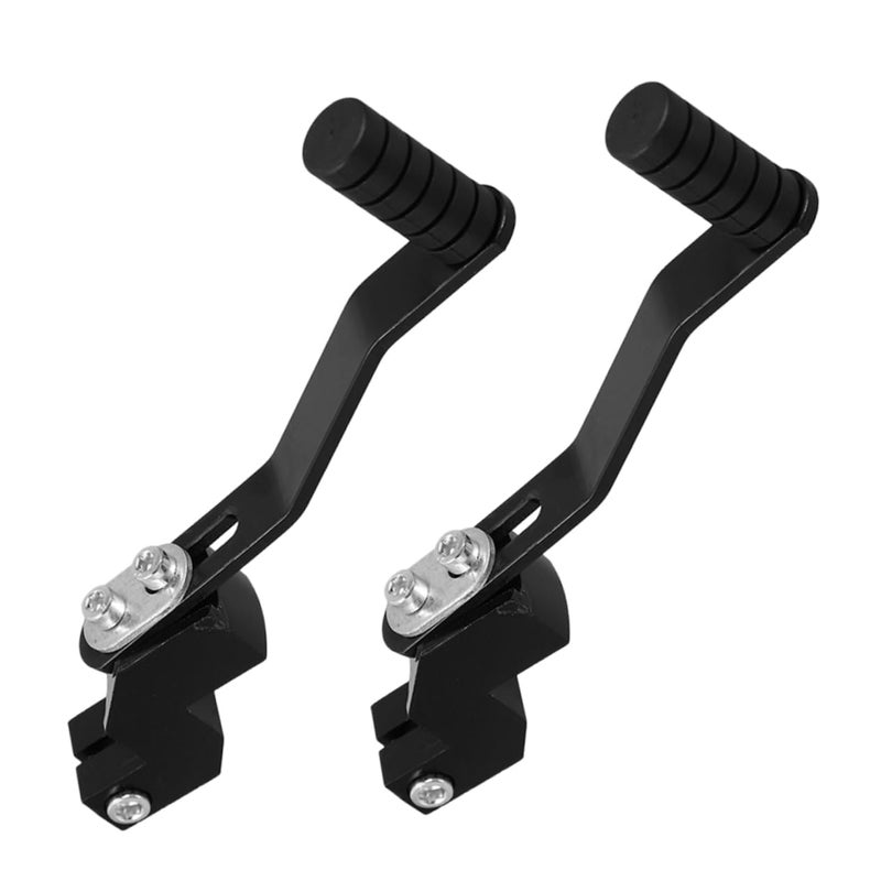 Aluminum Motorcycle Gear Shift Lever Pegs 2Pcs Lightweight Durable For Single Gear - Image 2