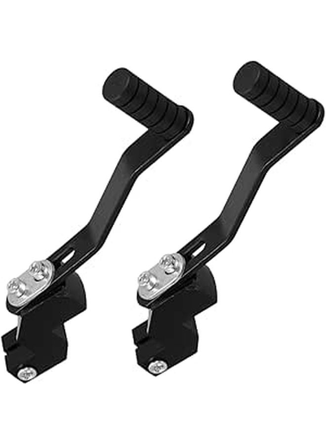 Aluminum Motorcycle Gear Shift Lever Pegs 2Pcs Lightweight Durable For Single Gear - Image 1