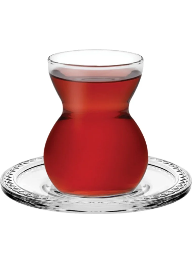 Paşabahçe 12 Piece Ethnic Tea Set