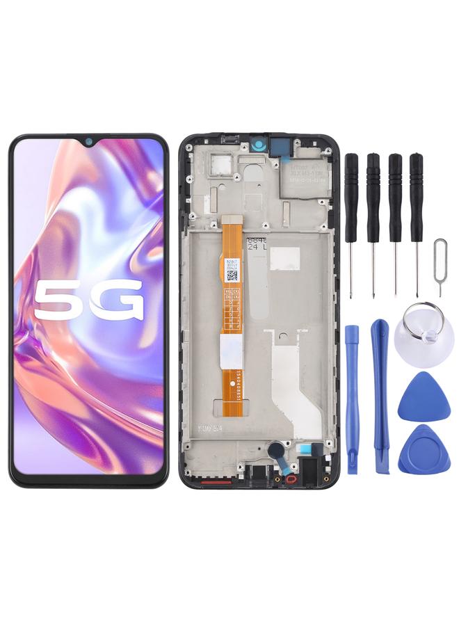 erorex Replacement TFT LCD Screen For vivo Y31S Digitizer Full Assembly with Frame - Image 1