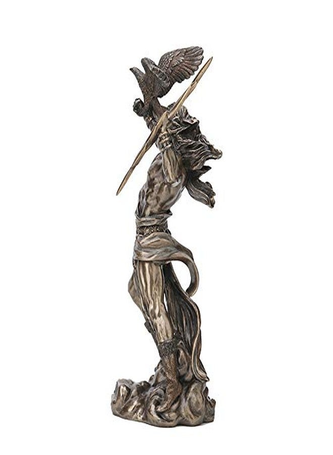 Veronese Design 8 1/2 Inch Greek God Zeus Thunderbolt Strike Cold Cast Resin Antique Bronze Finish Statue Home Decor - Image 4