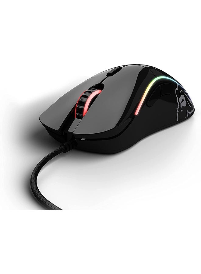 Glorious Model D- (Minus) Wired Gaming Mouse - RGB 62g Lightweight Ergonomic Wired Gaming Mouse - Backlit Honeycomb Shell Design Mice (Glossy Black) - Image 3
