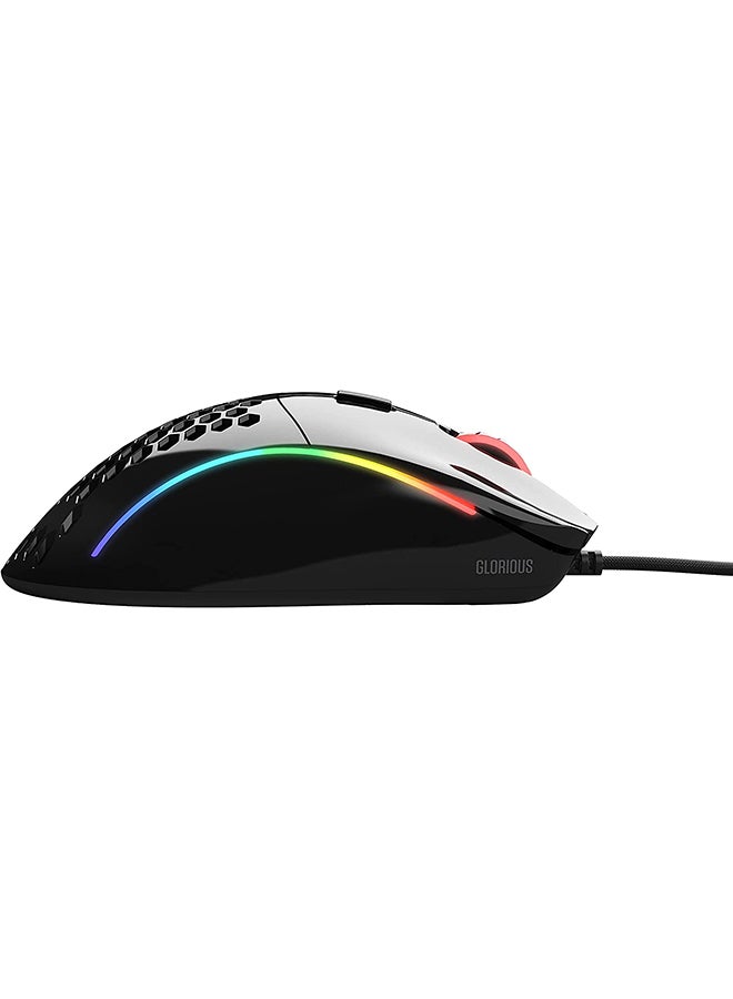 Glorious Model D- (Minus) Wired Gaming Mouse - RGB 62g Lightweight Ergonomic Wired Gaming Mouse - Backlit Honeycomb Shell Design Mice (Glossy Black) - Image 4