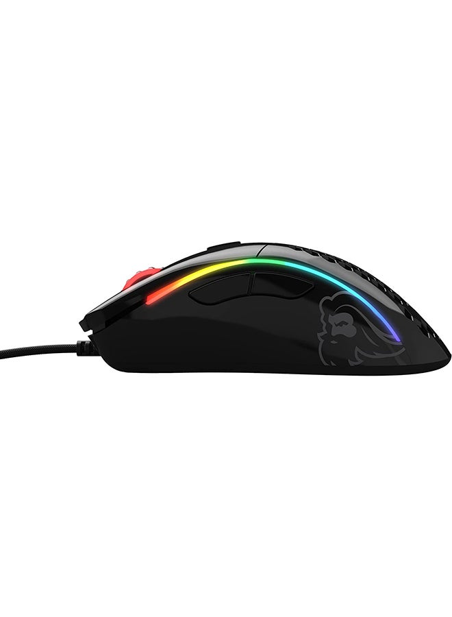Glorious Model D- (Minus) Wired Gaming Mouse - RGB 62g Lightweight Ergonomic Wired Gaming Mouse - Backlit Honeycomb Shell Design Mice (Glossy Black) - Image 5