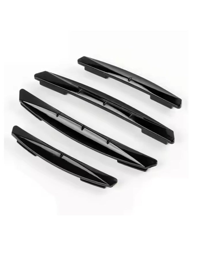 Beauenty 4-Pack Car Door Edge Protectors, Bumper Guard Anti-collision Protectors, Car Anti-collision Strips, Door Decorative Stickers, Door Edge Anti-collision Stickers, Car Anti-scratch Side Door Edge Prote  - Image 1