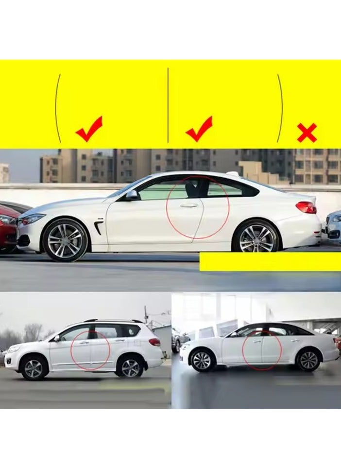 Beauenty 4-Pack Car Door Edge Protectors, Bumper Guard Anti-collision Protectors, Car Anti-collision Strips, Door Decorative Stickers, Door Edge Anti-collision Stickers, Car Anti-scratch Side Door Edge Prote  - Image 4