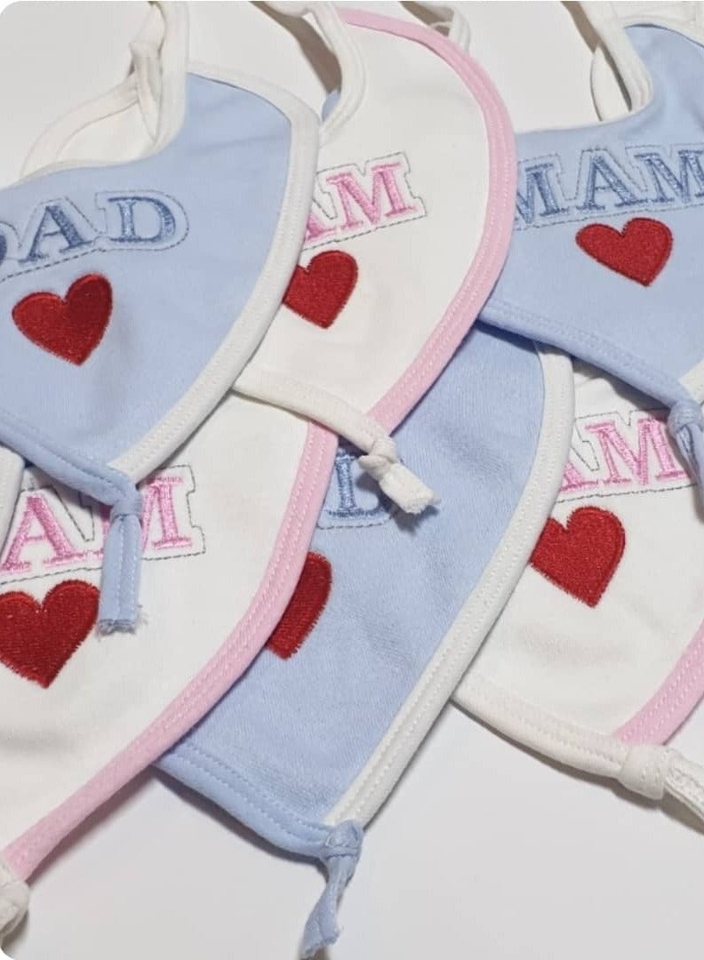 Waterproof baby bib, healthy and useful for every child, consisting of 6 pieces - Image 1