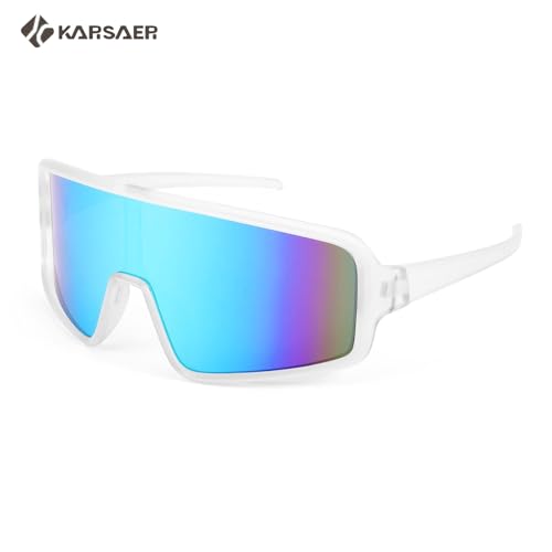 Karsaer Vision Sports Sunglasses Cycling Glasses Baseball Softball Sunglasses Unisex for Adult Youth Kids Boys Girls 8-16 - Image 3